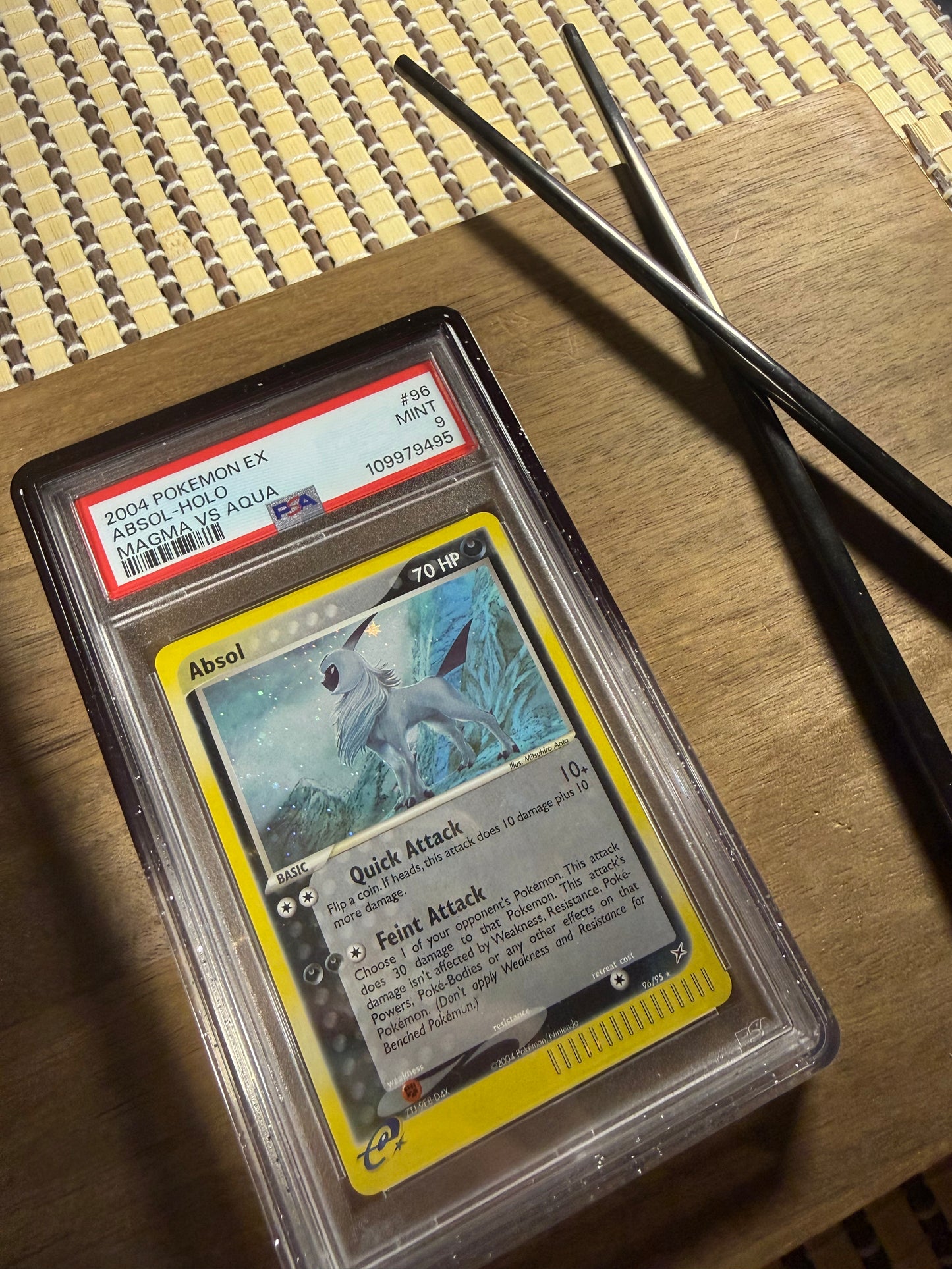 Absol 96 - EX Team Magma vs Team Aqua - PSA9
