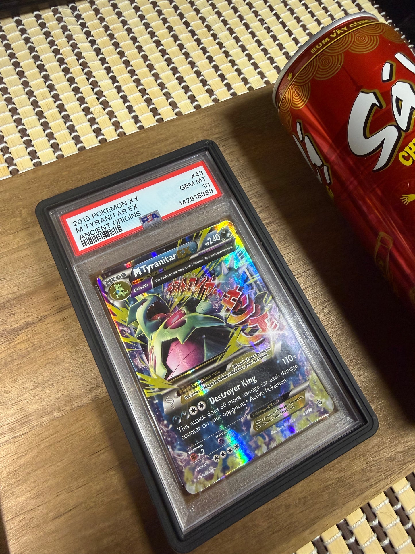 M Tyranitar EX 43 - Ancient Origins - PSA10