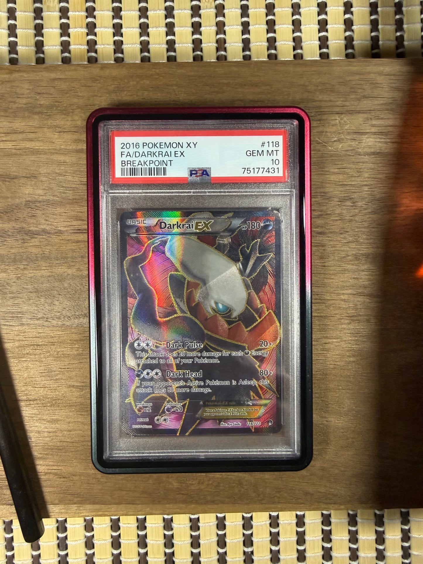 Darkrai EX 118 BREAKpoint - PSA10