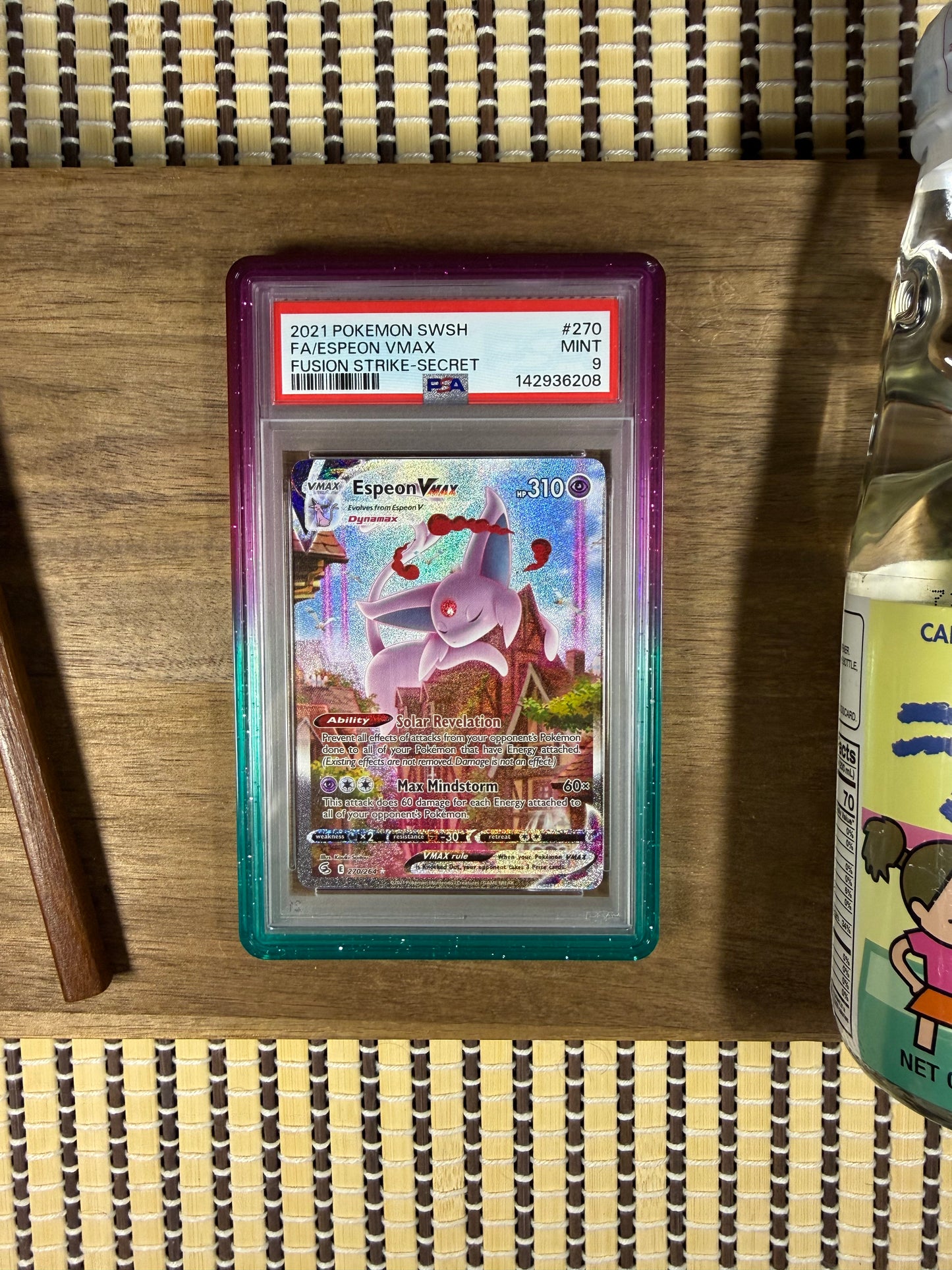 Espeon VMAX 270 - Fusion Strike - PSA9