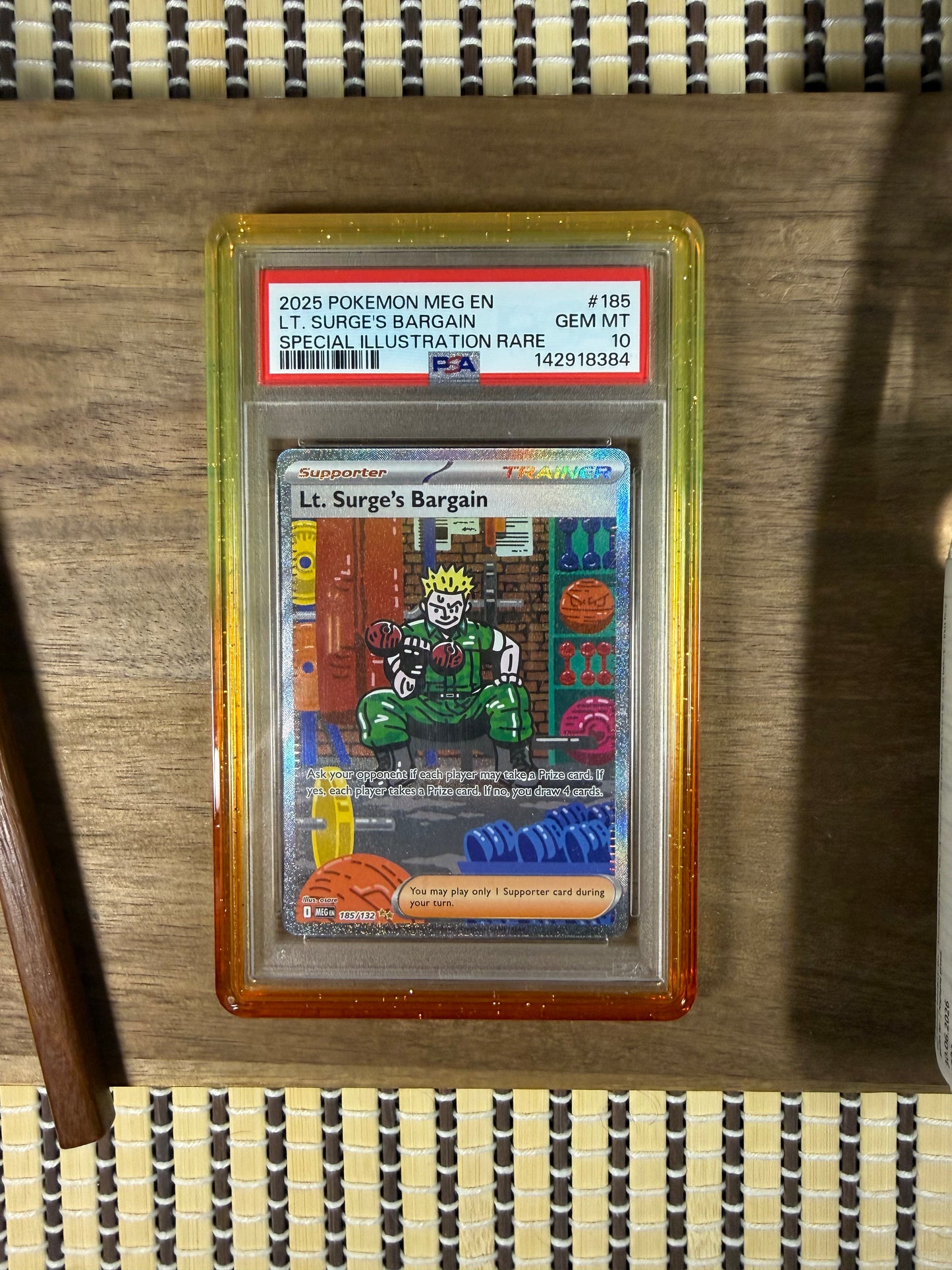 Lt. Surge’s Bargain 185 - Mega Evolution - PSA10