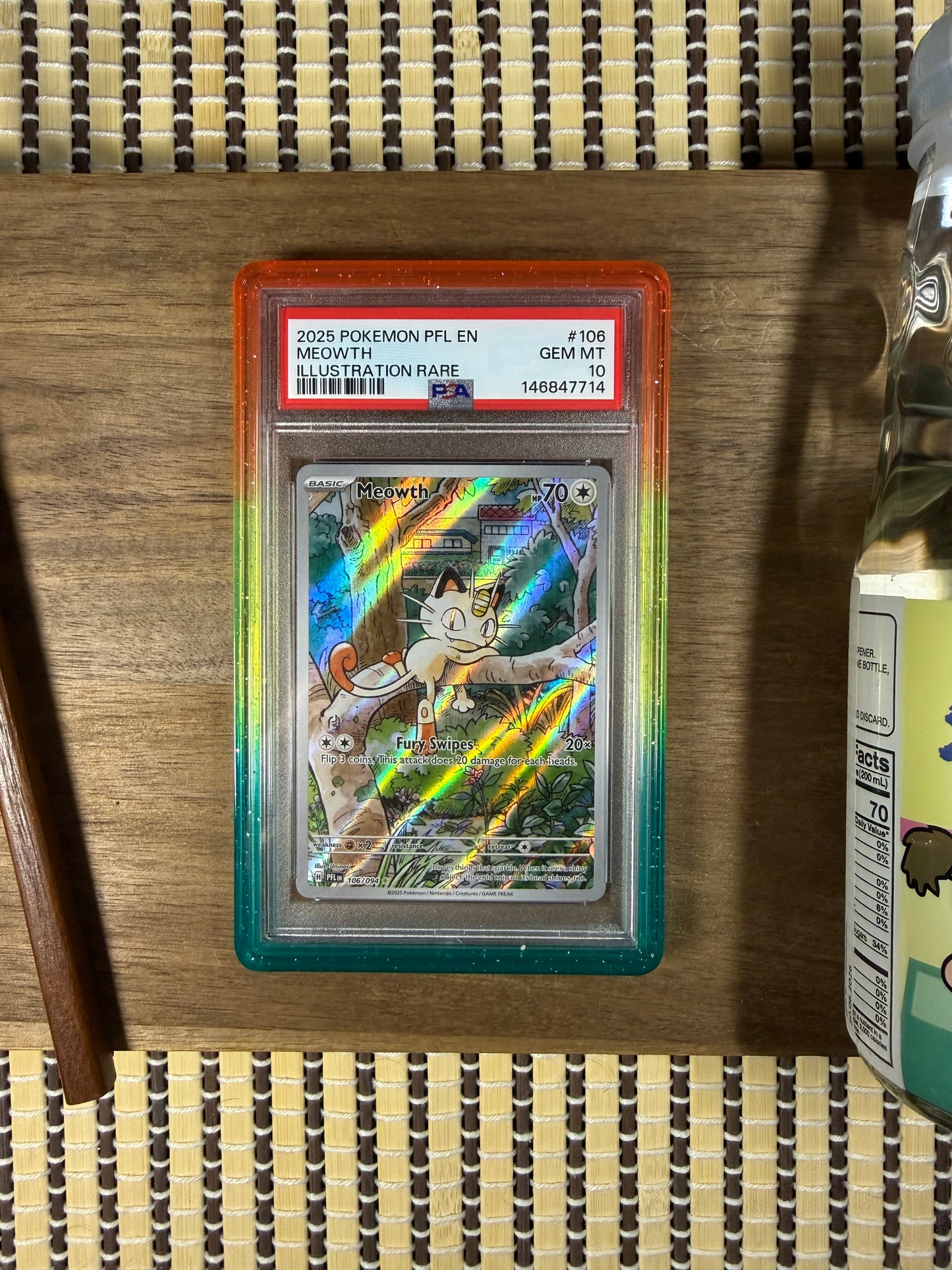 Meowth 106 - Phantasmal Flames - PSA10