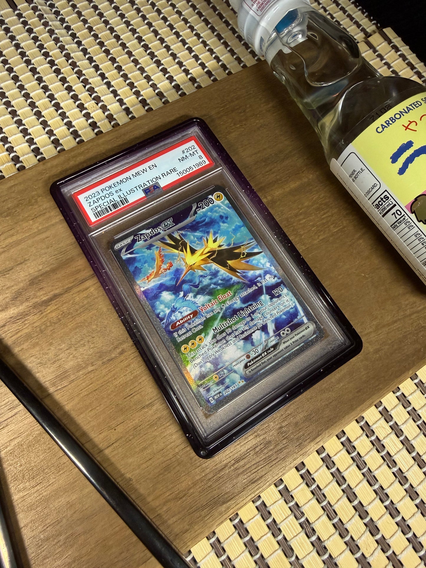 Zapdos EX 202  151 - PSA8