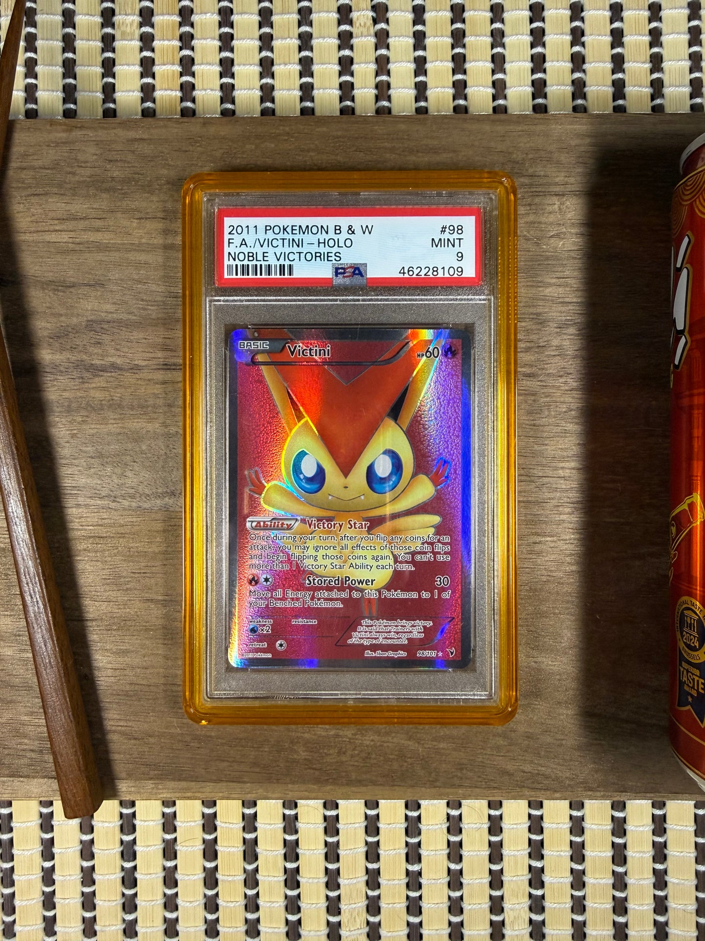 Victini 98 - Noble Victories - PSA9