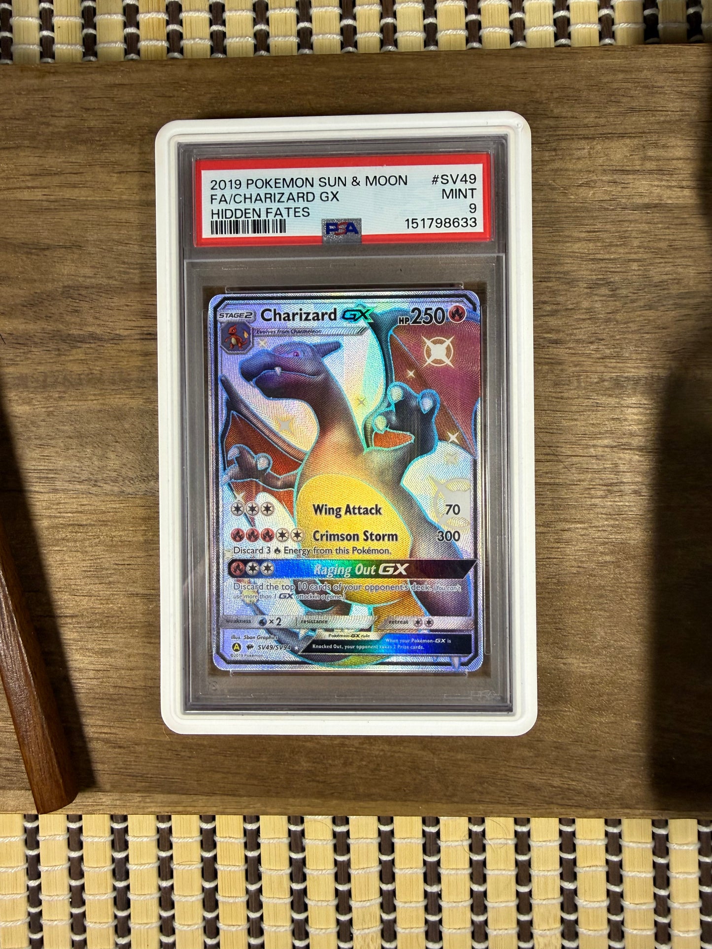 Charizard EX SV49 - Paldean Fates - PSA9